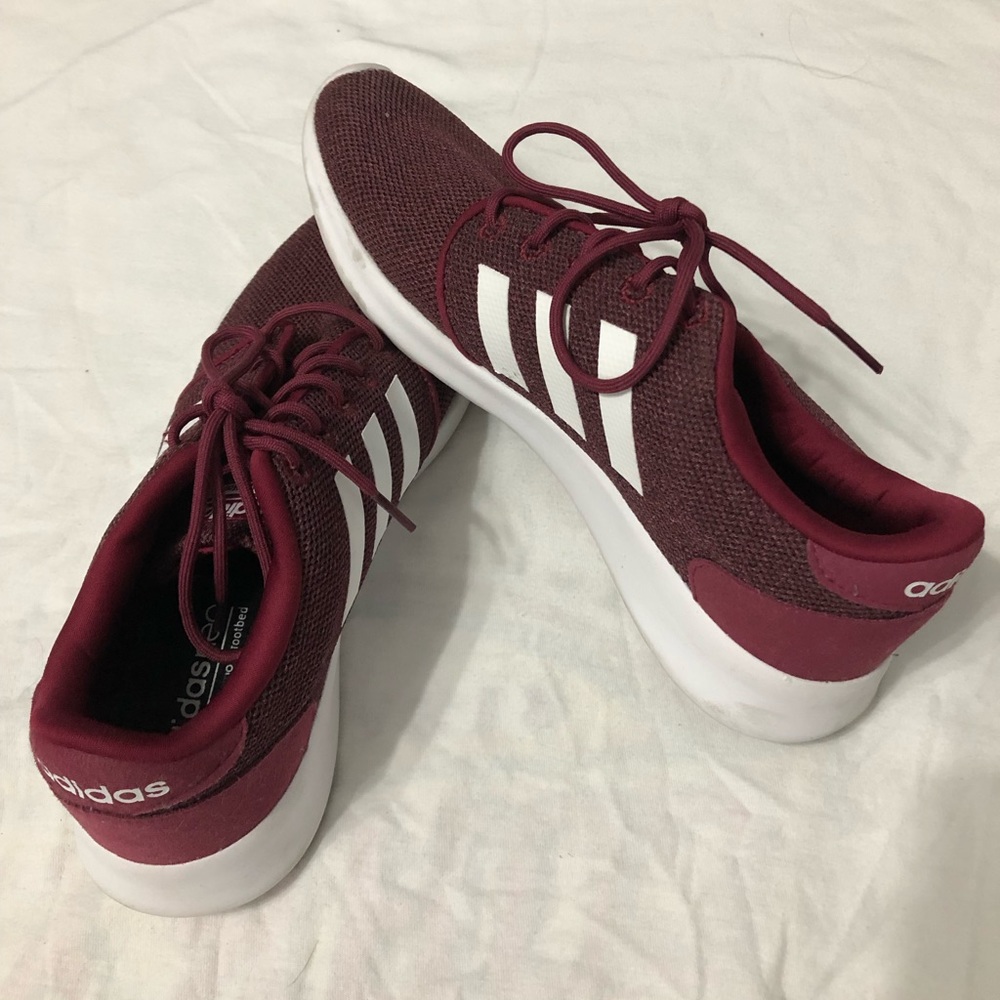 Maroon Adidas Tennis Shoes